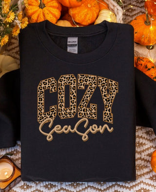 Cozy Season Sweatshirt | Leopard