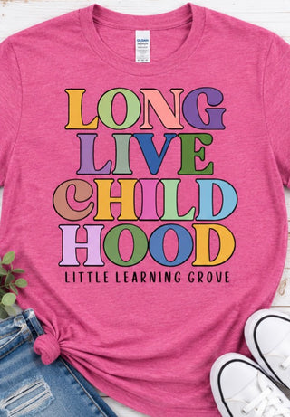 Long Live Childhood T-Shirt | Heather Heliconia