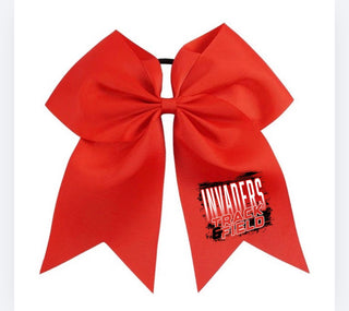 Invaders 8 inch Red Bow