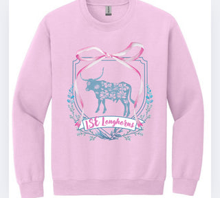 LSE Longhorns Pink Sweatshirt