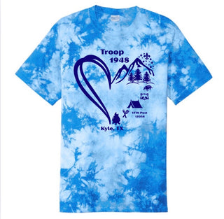 Troop 1948 *Official* Tie Dye Tee Royal