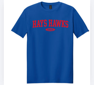 Royal Hays Hawks Cheer T-Shirt