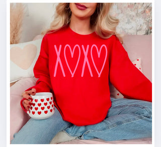 Valentine’s Sweatshirt | Red