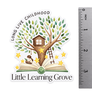 Little Learning Grove 3 inch Waterproof Sticker