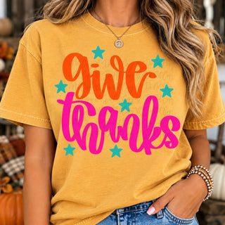 Give Thanks | Choose your shirt type and color