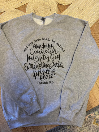 Wonderful Counselor Sweatshirt | Athletic Gray