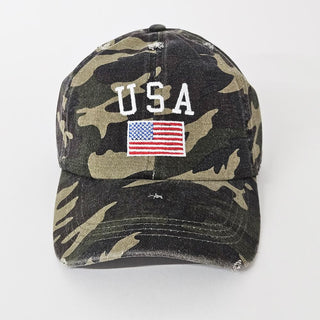 Camo USA Trucker Hat