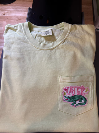 Later Gator Patch Pocket Tee