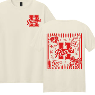 Hawks Cheer H T-Shirt