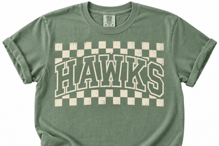 Hawks Spirit Wear | Comfort Colors Light Green
