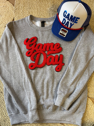 Game Day Chenille Patch Sweatshirt