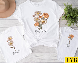 Mother's Day Single Flower T-Shirt