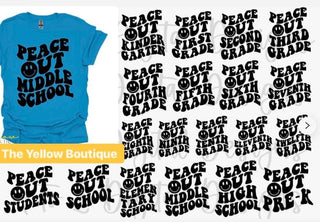 Peace Out School T-Shirt