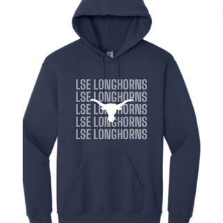 LSE Spirit Hoodie | Longhorns Mascot | Navy