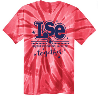 LSE Spirit Tee | Tie Dye | Red